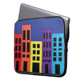 Brillante Gebäude Laptop Sleeve (Vorderseite Links)