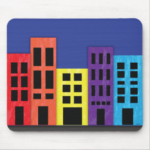 Brillante Gebäude Maus Pad Mousepad