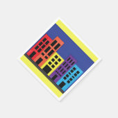Brillante Gebäude Napkins Serviette (Ecke)