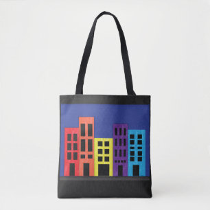 Brillante Gebäude Totbeutel Tasche