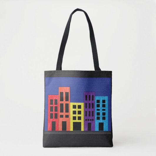 Brillante Gebäude Totbeutel Tasche (Vorderseite)