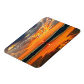 Brillante glühende Wolken im Morgengrauen Foto Mag Magnet (Linke Seite)