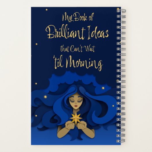 Brillante Ideen, die bis morgen nicht warten könne Notizblock (Rückseite)