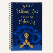 Brillante Ideen, die bis morgen nicht warten könne Notizblock (Vorderseite)