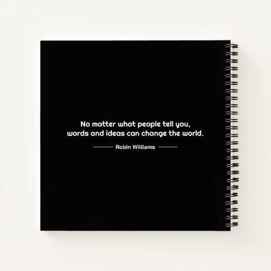 Brillante Ideen Erfinder Spiral-Notebook Notizblock (Rückseite)