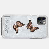 Brillante Kupferschmetterlinge Case-Mate iPhone Hülle (Rückseite (Horizontal))