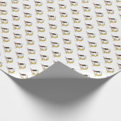 Brillante Neoplastik Art Monogram. Buchstabe D Geschenkpapier (Ecke)