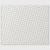 Brillante Neoplastik Art Monogram. Buchstabe G Geschenkpapier (Flach)