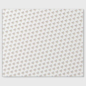 Brillante Neoplastik Art Monogram. Buchstabe P Geschenkpapier (Flach)