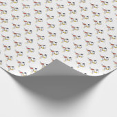 Brillante Neoplastik Art Monogram. Buchstabe P Geschenkpapier (Ecke)