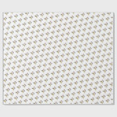 Brillante Neoplastik Art Monogram. Buchstabe R Geschenkpapier (Flach)