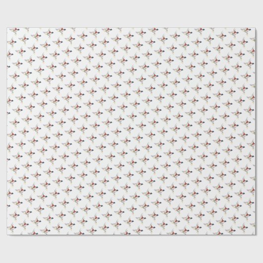 Brillante Neoplastik Art Monogram. Buchstabe V Geschenkpapier (Flach)