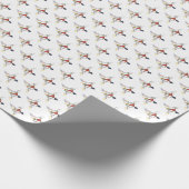 Brillante Neoplastik Art Monogram. Buchstabe V Geschenkpapier (Ecke)