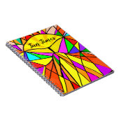 Brillante Notebook-Cartoon Joy Multicolors Notizblock (Rechte Seite)