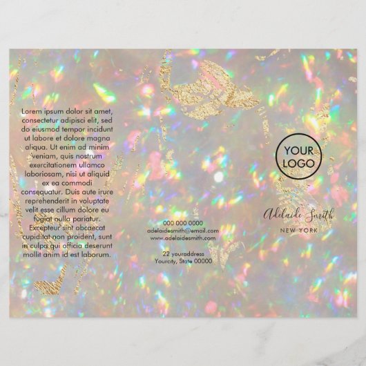 brillante Opal-Foto-Broschüre (Vorderseite)