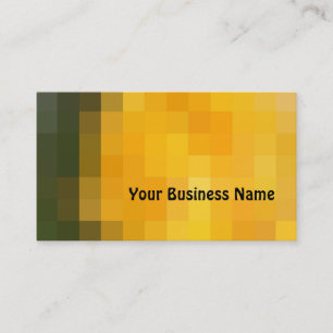 Brillante Orange und Brown Abstrakte Visitenkarte