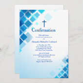 Brillante Plätze Bestätigung Einladung (Vorne/Hinten)