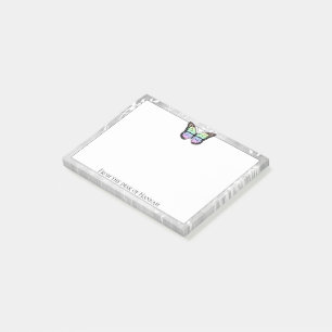 Brillante Rainbow Butterfly Notes Post-it Klebezettel