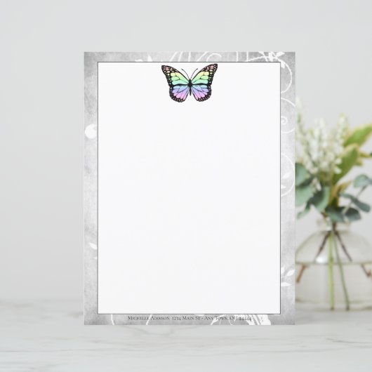Brillante Rainbow Butterfly Stationierung (Stehend Vorderseite)