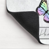 Brillante Regenbogenschmetterlinge Mousepad (Ecke)