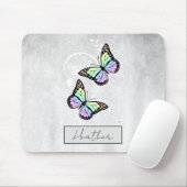 Brillante Regenbogenschmetterlinge Mousepad (Mit Mouse)