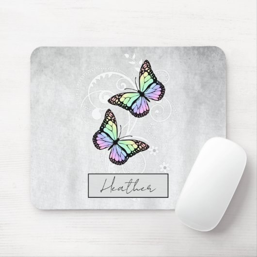 Brillante Regenbogenschmetterlinge Mousepad (Mit Mouse)