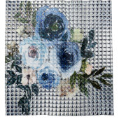 Brillante Rose Duschvorhang (Vorderseite)