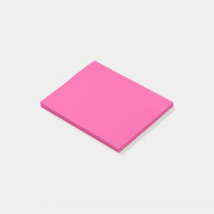 Brillante Rose (Vollfarbe) Post-it Klebezettel