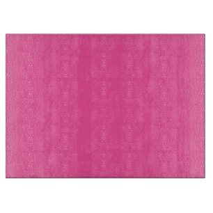 Brillante Rose (Vollfarbe) Schneidebrett