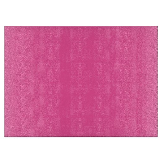 Brillante Rose (Vollfarbe) Schneidebrett (Vorderseite)