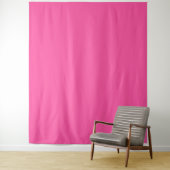 Brillante Rose (Vollfarbe) Wandteppich (Beispiel)