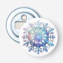 Brillante Schneeflocke Flaschenöffner