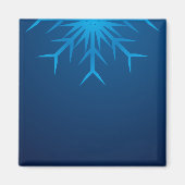 Brillante Schneeflocke Magnet (Vorne)