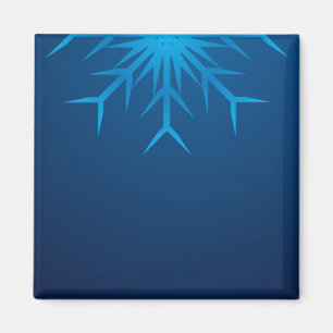 Brillante Schneeflocke Magnet