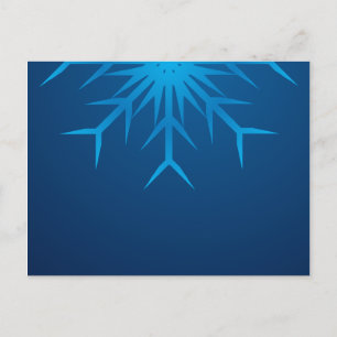 Brillante Schneeflocke Postkarte