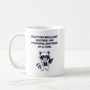Brillante Schriftsteller durch kraftvolle Sätze fo Kaffeetasse