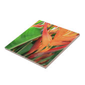 Brillante Tropical Heliconia Florals Fliese (Seite)