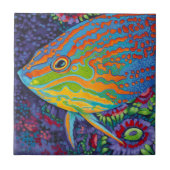 Brillante tropische Fische I Fliese (Vorderseite)