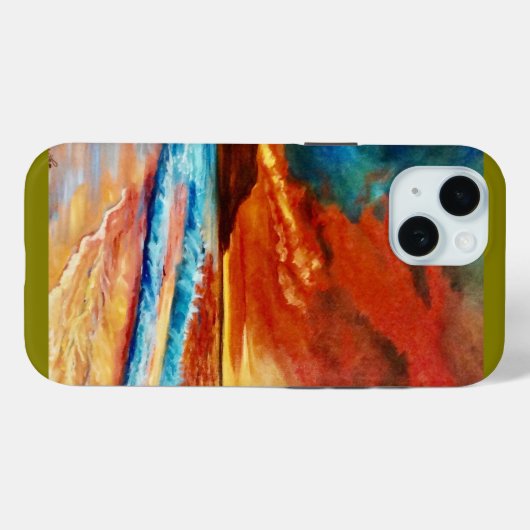 Brillante tropische Seascape Case-Mate iPhone Hülle (Rückseite (Horizontal))