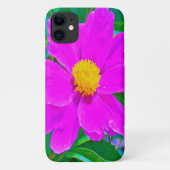 Brillante Ultra-Violet-Peony mit gelbem Zentrum Case-Mate iPhone Hülle (Rückseite)