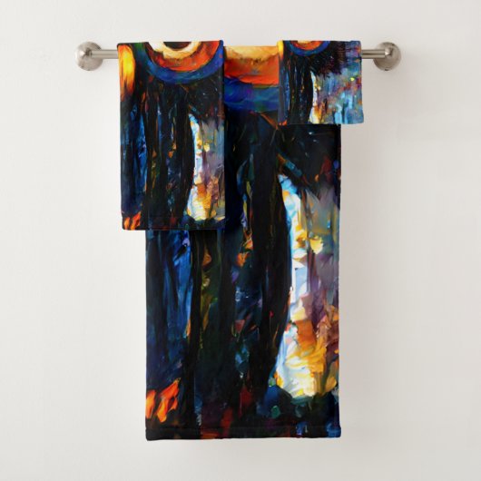 Brillante und kluge Eule Badhandtuch Set (Insitu)