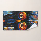 Brillante und kluge Eule Badhandtuch Set (Handtuch)