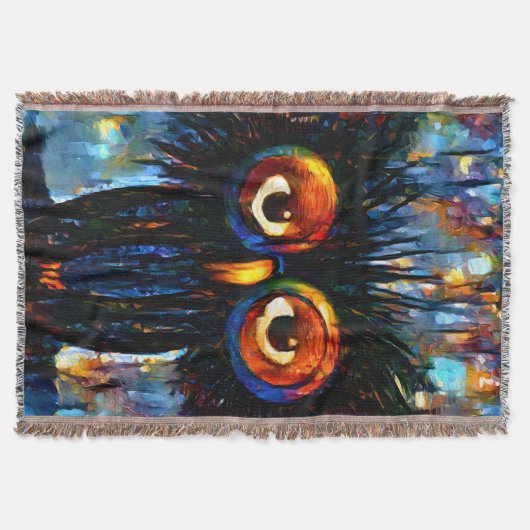 Brillante und kluge Eule Decke (Vorderseite)