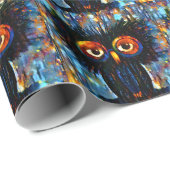 Brillante und kluge Eule Geschenkpapier (Rolleneckpunkt)