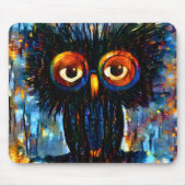 Brillante und kluge Eule Mousepad (Vorne)