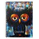 Brillante und kluge Eule Notizblock (Vorderseite)