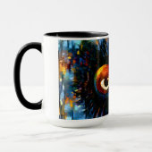 Brillante und kluge Eule Tasse (Links)