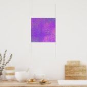 Brillante Violet Marble Art Poster (Küche)