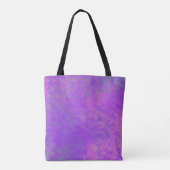 Brillante Violet Moderne marmorierte Kunst Tasche (Rückseite)