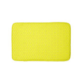 Brillante Zitronengelbe Sonnenscheinsterne Muster Badematte (Vorderseite)